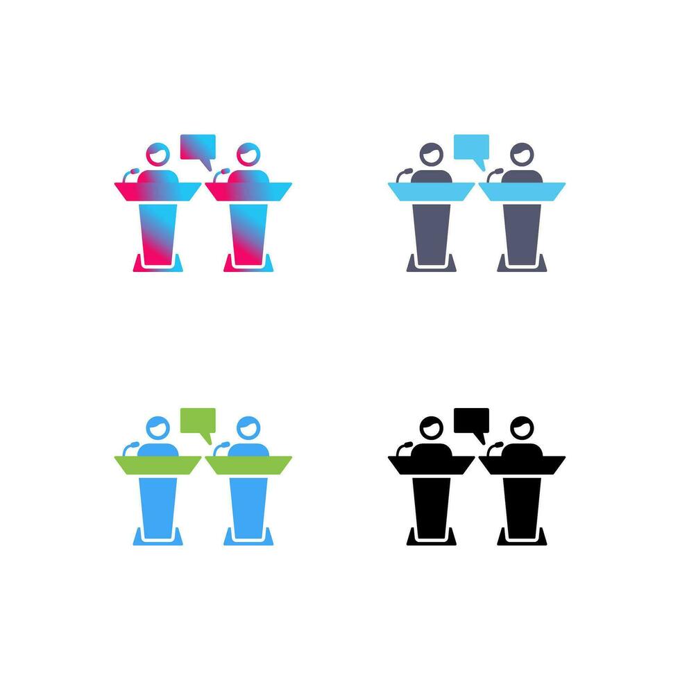 Debate Vector Icon