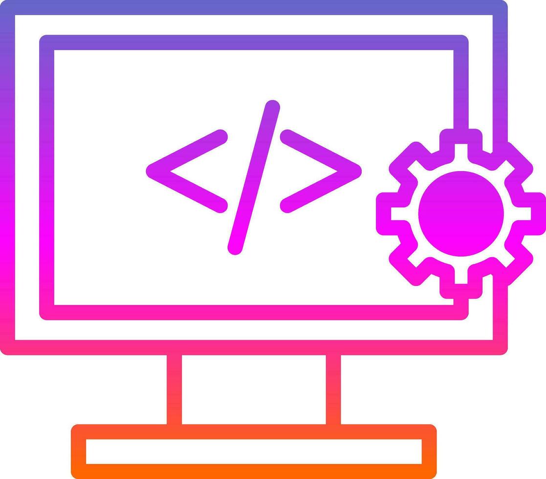 Web development Vector Icon Design