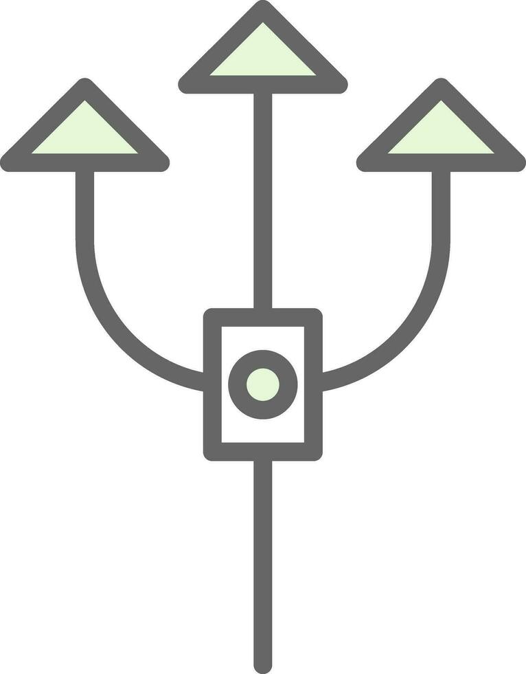 Trident Vector Icon Design
