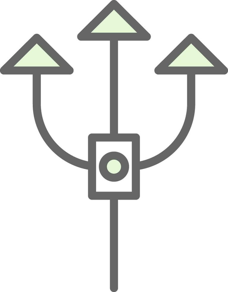 Trident Vector Icon Design