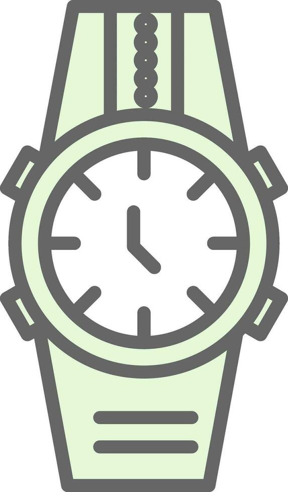 Wristwatch Vector Icon Design