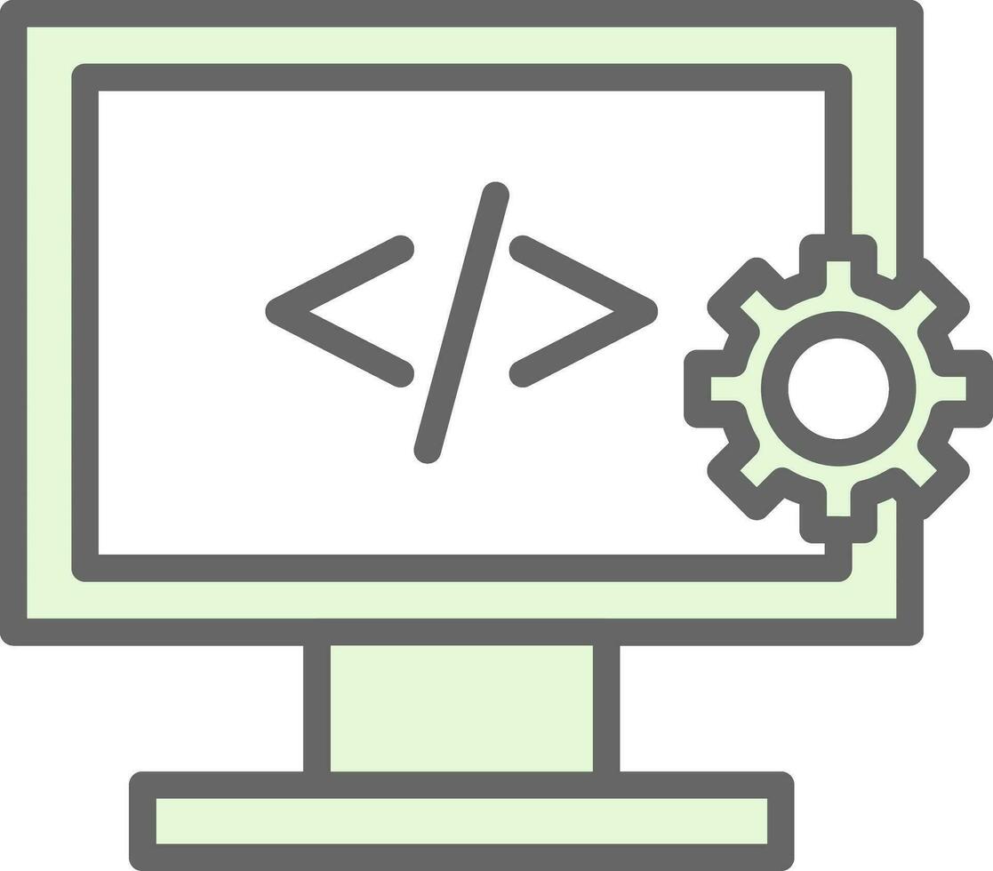Web development Vector Icon Design