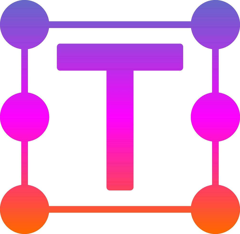Typography Vector Icon Design