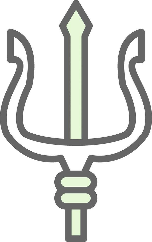 Trident Vector Icon Design