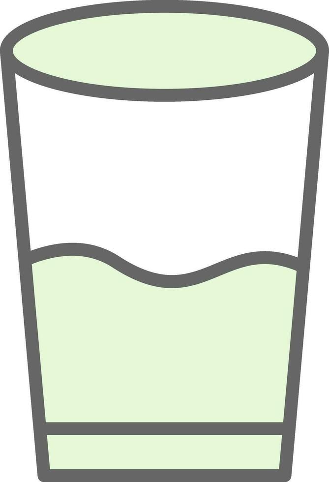 Glass of water Vector Icon Design