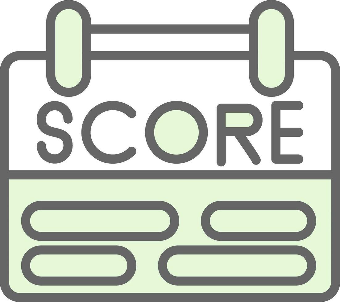 Scoring Vector Icon Design