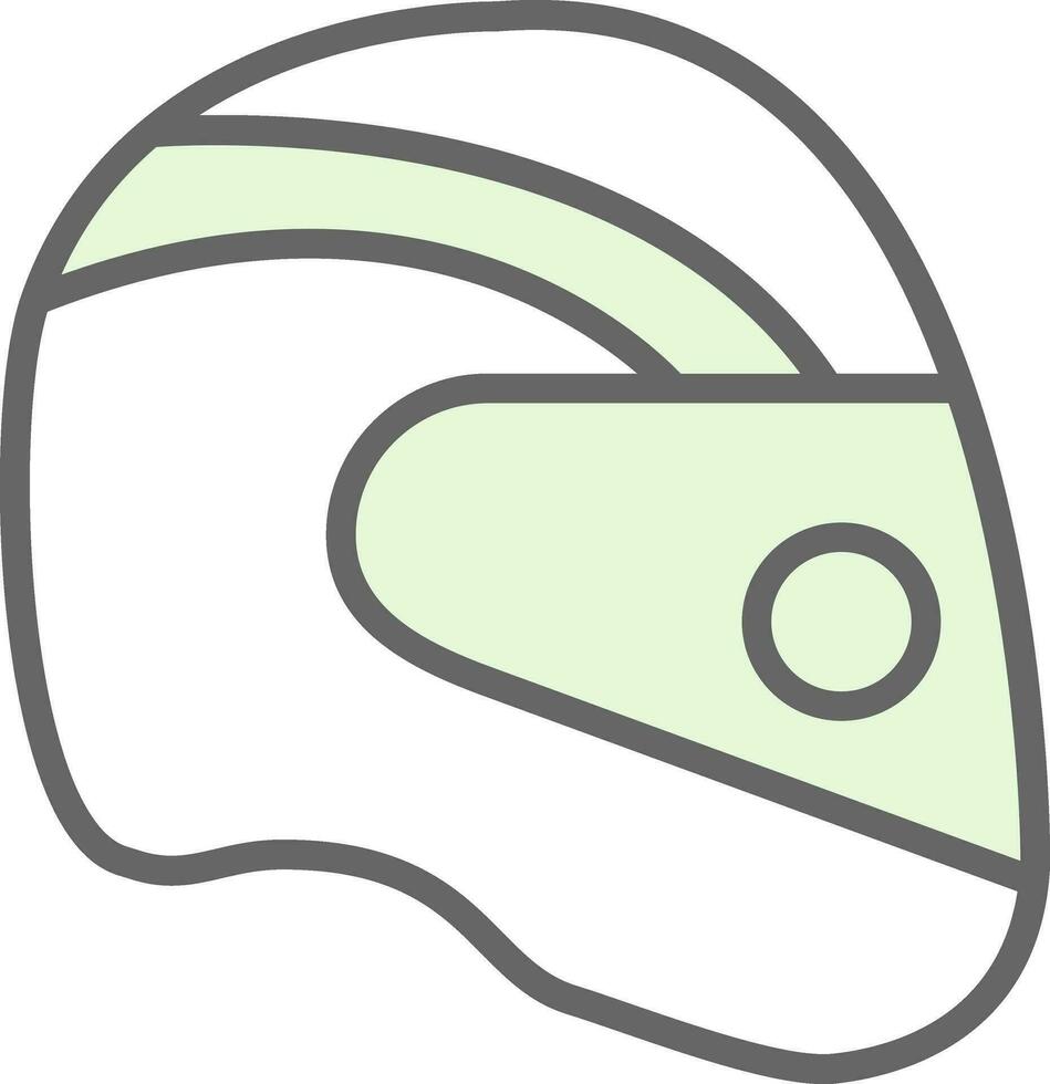 diseño de icono de vector de casco