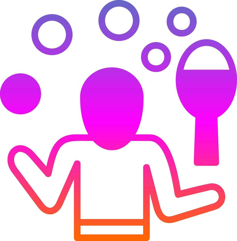 Juggling Vector Icon Design