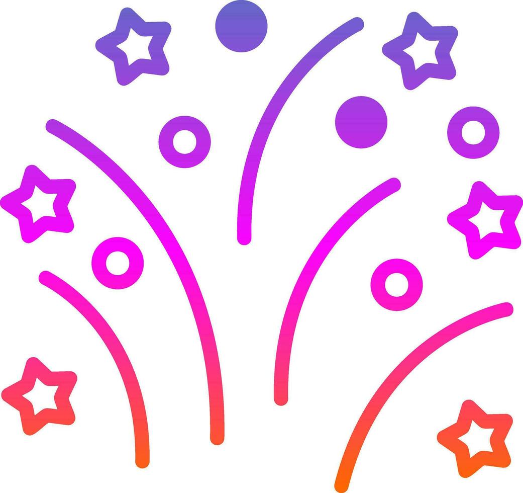 Fireworks Vector Icon Design