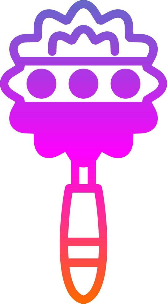 Rattle Vector Icon Design