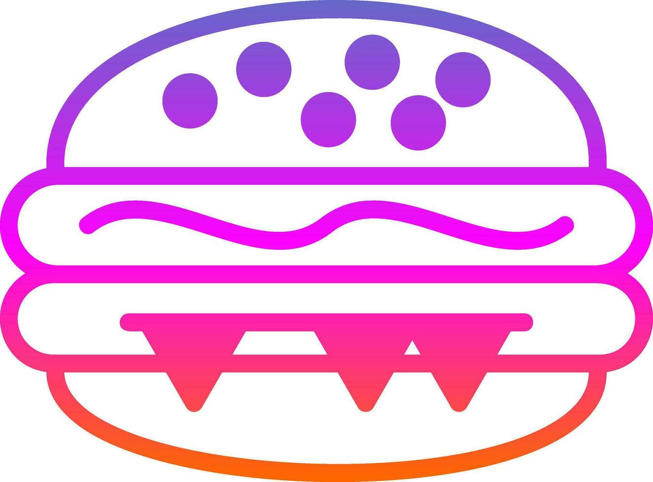 Burguer Vector Icon Design