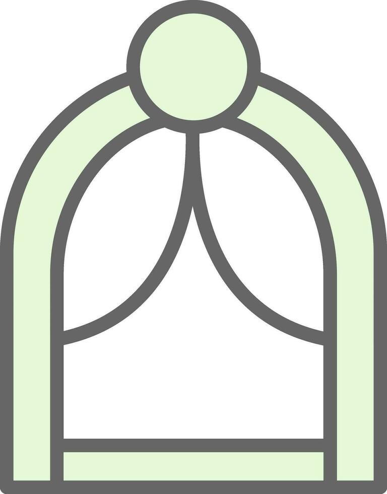 diseño de icono de vector de arco