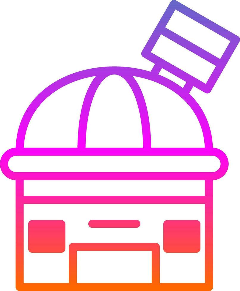 Observatory Vector Icon Design
