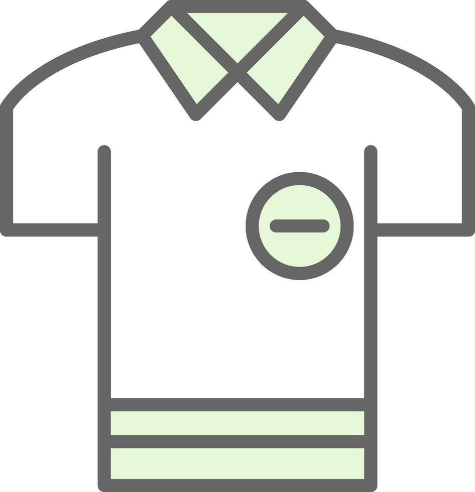 Polo shirt Vector Icon Design