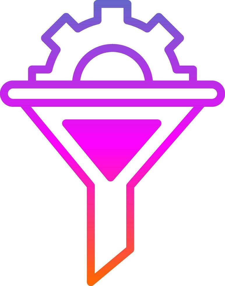 diseño de icono de vector de embudo