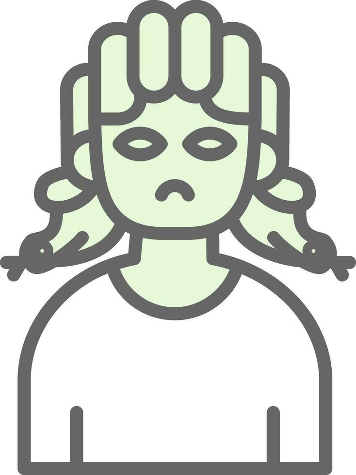 Medusa Vector Icon Design