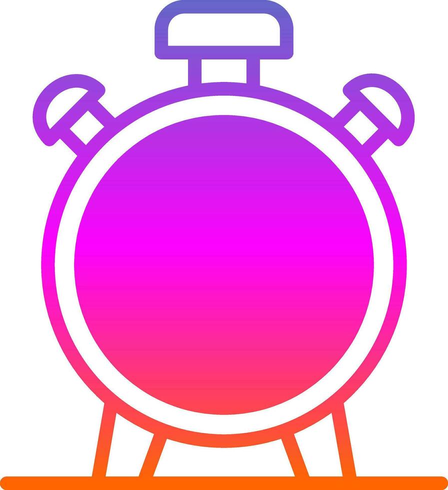 diseño de icono de vector de reloj de alarma