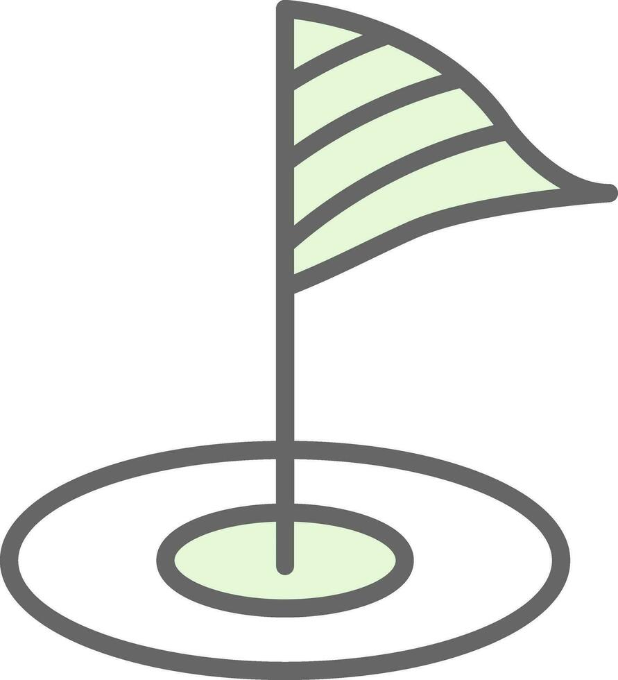 mini golf vector icono diseño