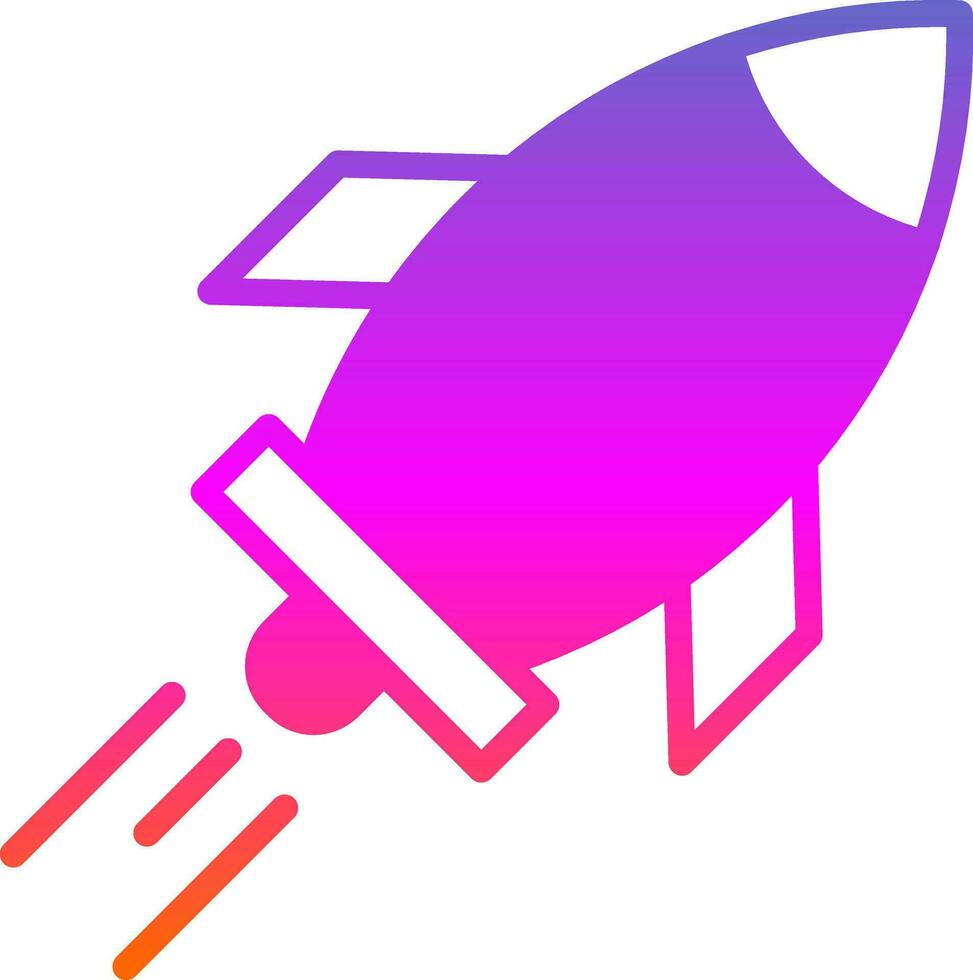 Rocket ship Vector Icon Design