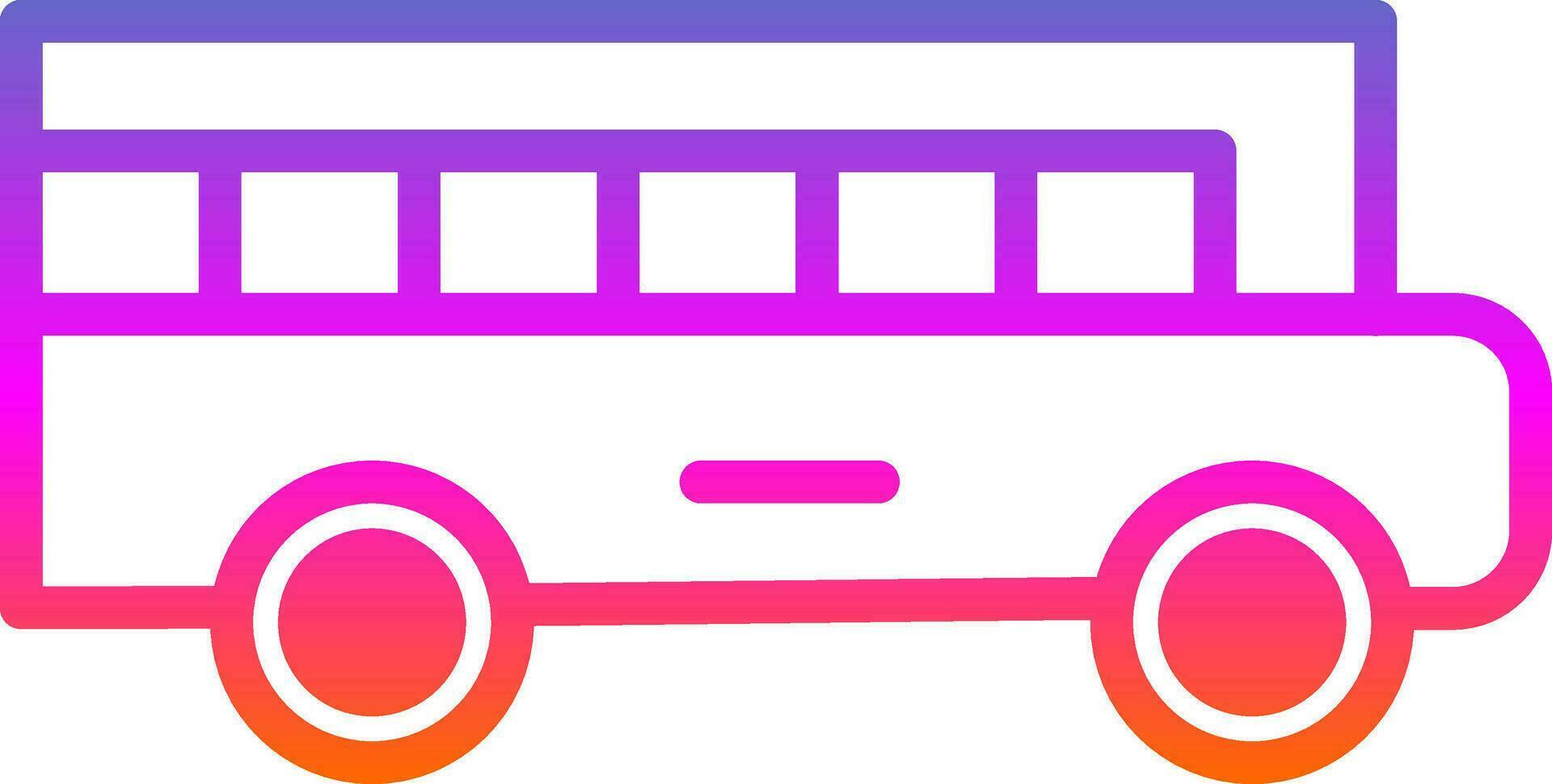 School bus Vector Icon Design