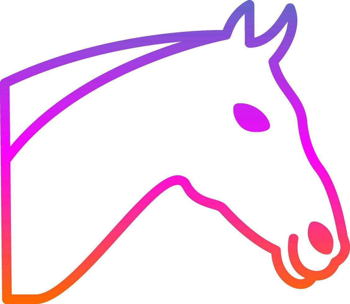 Horse Vector Icon Design