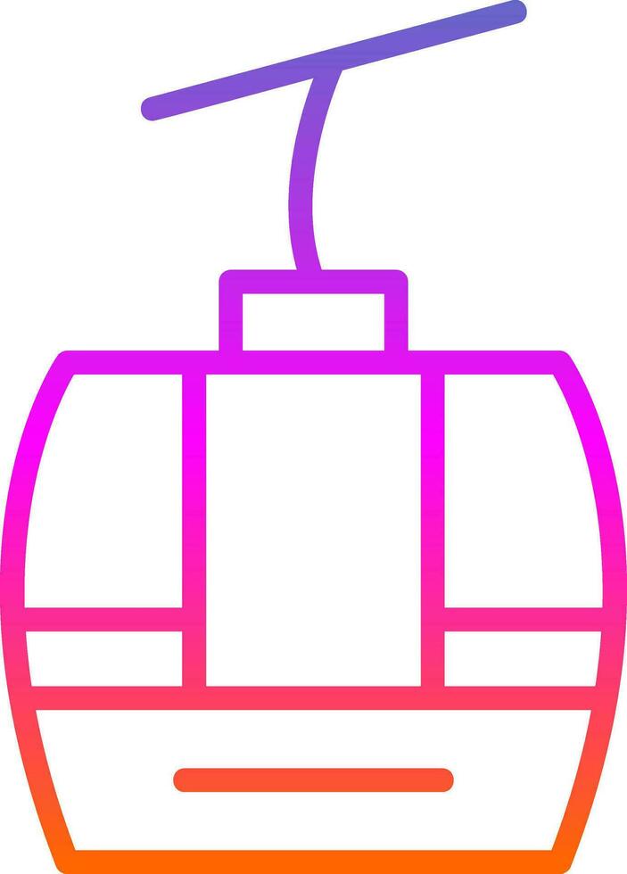 Gondola Vector Icon Design