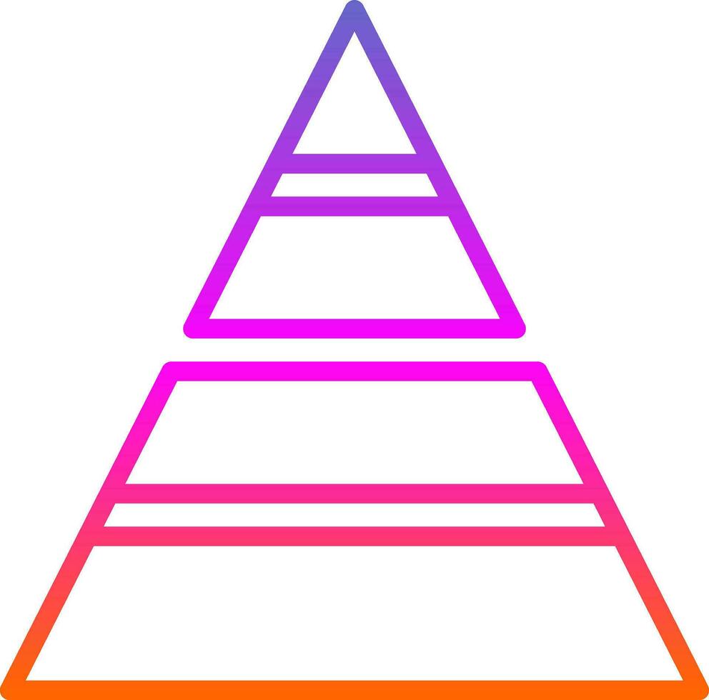 Pyramid Vector Icon Design