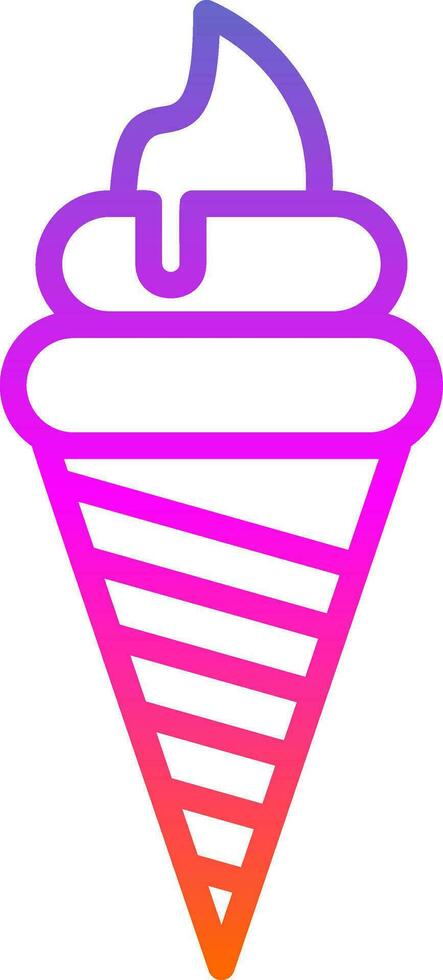 Ice cream Vector Icon Design