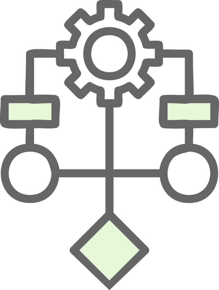 Algorithm Vector Icon Design