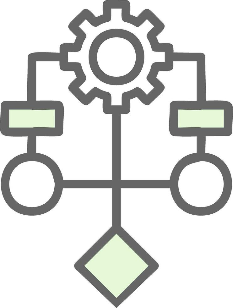 Algorithm Vector Icon Design