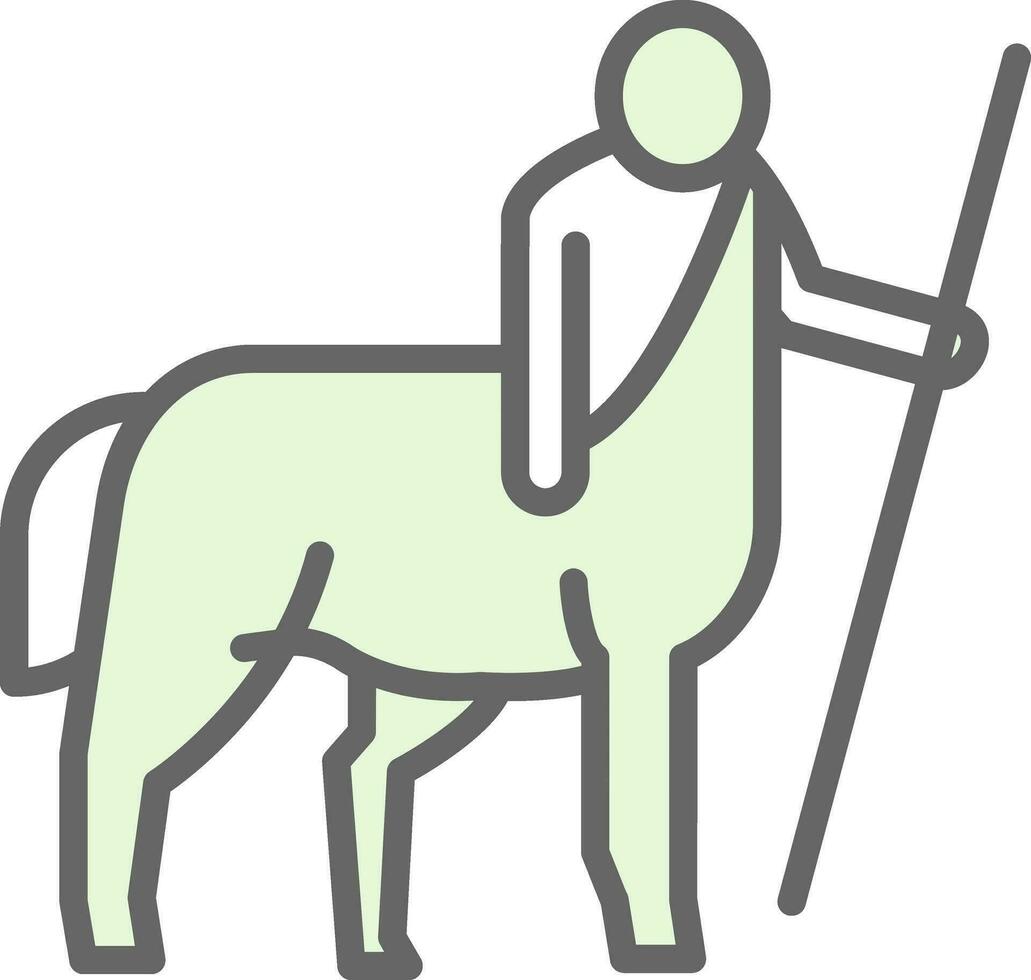 Centaur Vector Icon Design