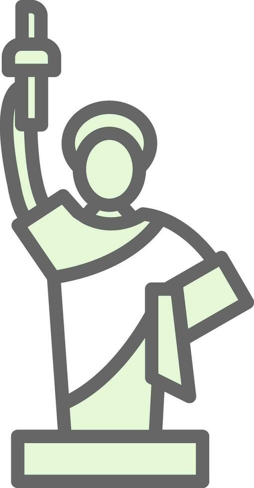 Statue Vector Icon Design