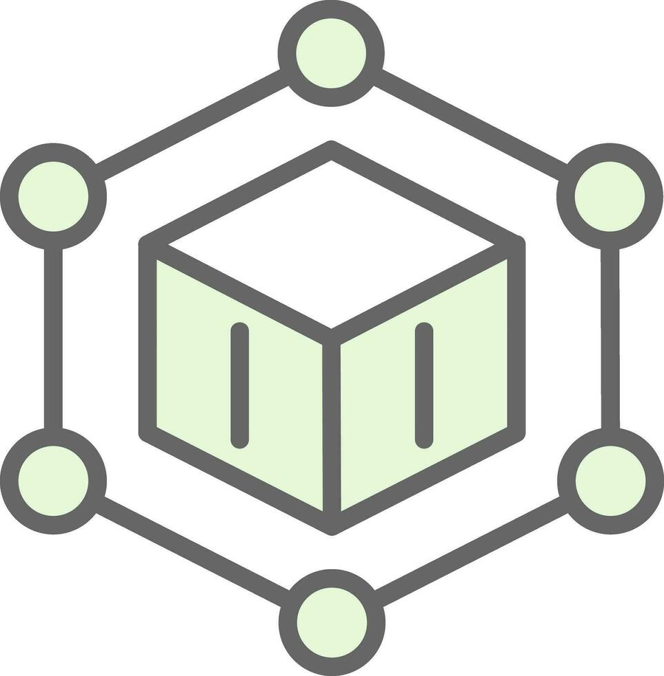 Blockchain Vector Icon Design