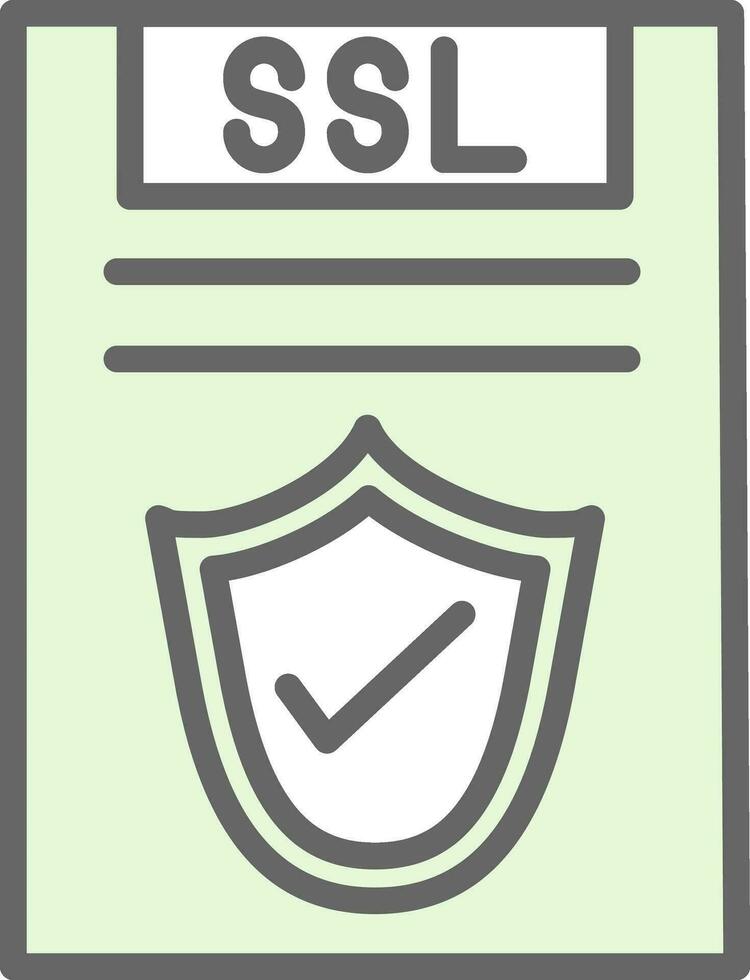 ssl vector icono diseño