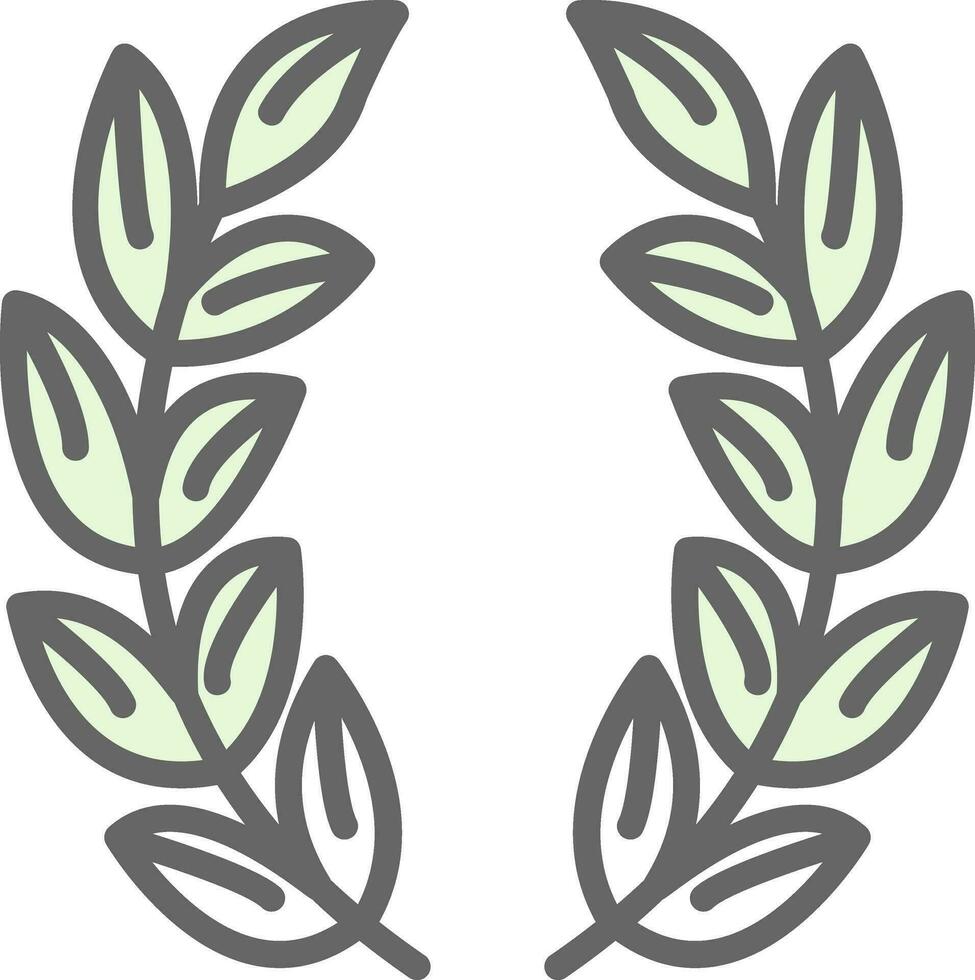 Laurel Vector Icon Design