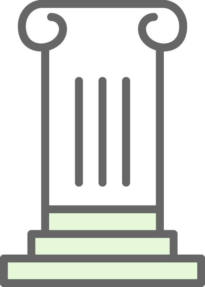 Column Vector Icon Design