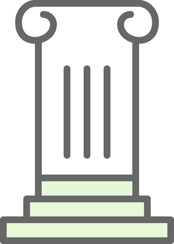 diseño de icono de vector de columna