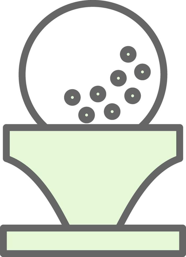 Golf ball Vector Icon Design