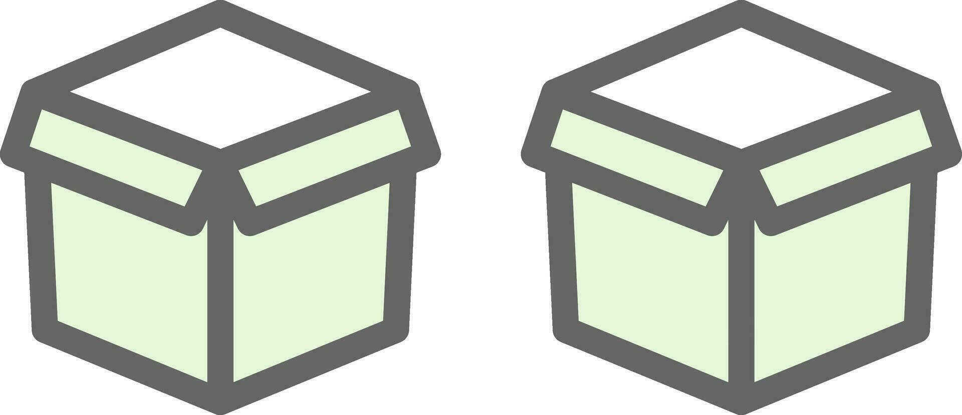 Boxes Vector Icon Design