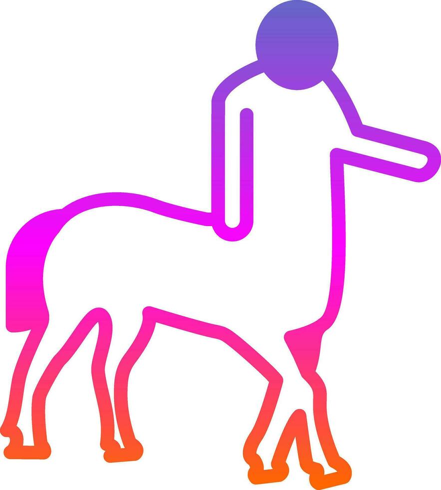 Centaur Vector Icon Design