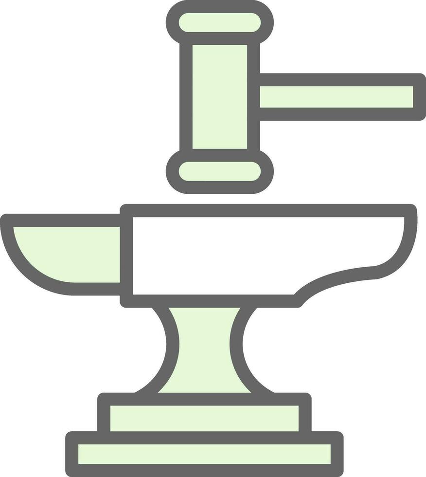 Anvil Vector Icon Design
