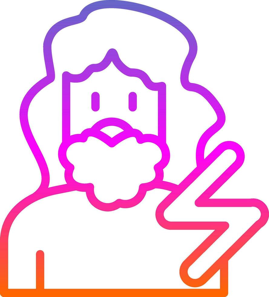 Zeus Vector Icon Design