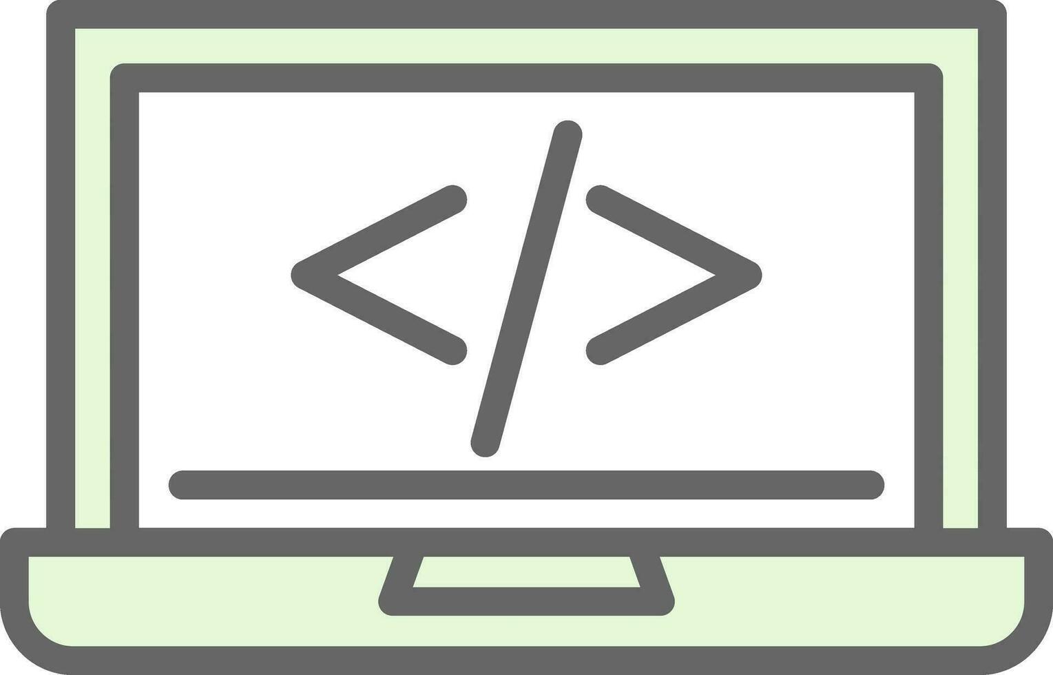 code programming Vector Icon Design