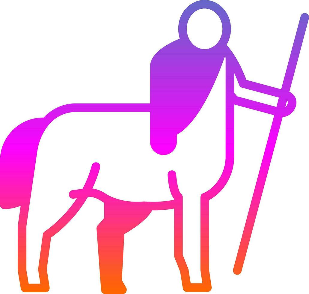 Centaur Vector Icon Design