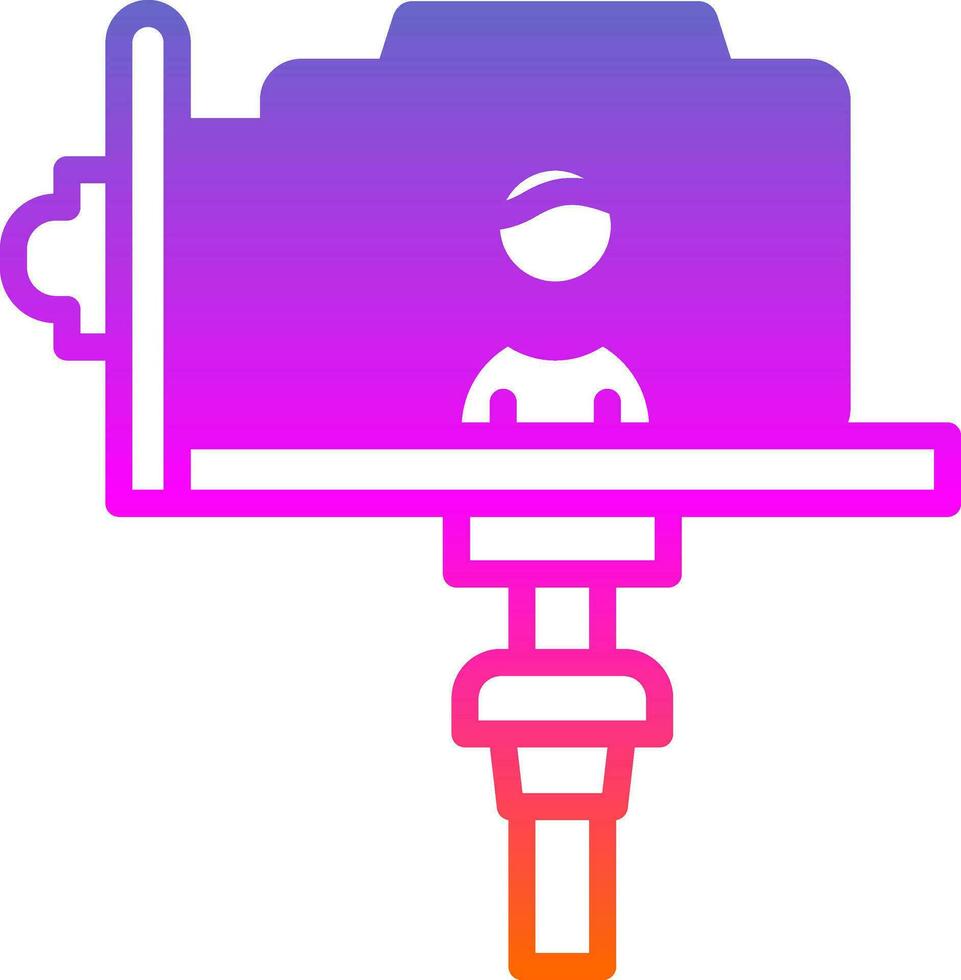Vlogger Vector Icon Design