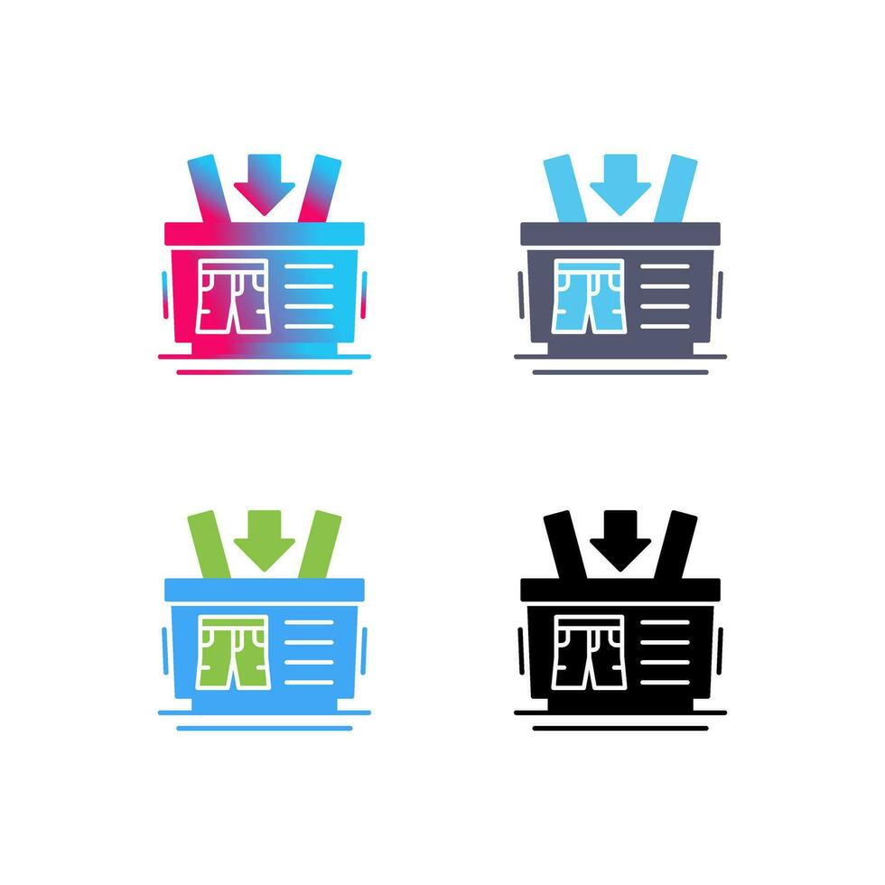 Shopping Basket Vector Icon