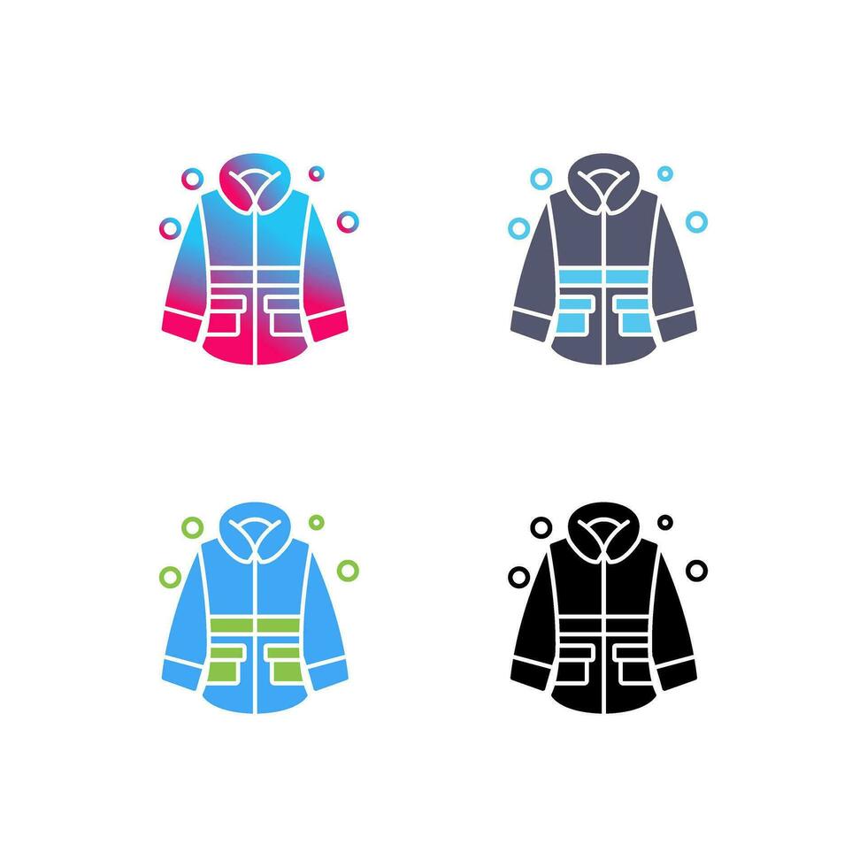Winter Jacket Vector Icon