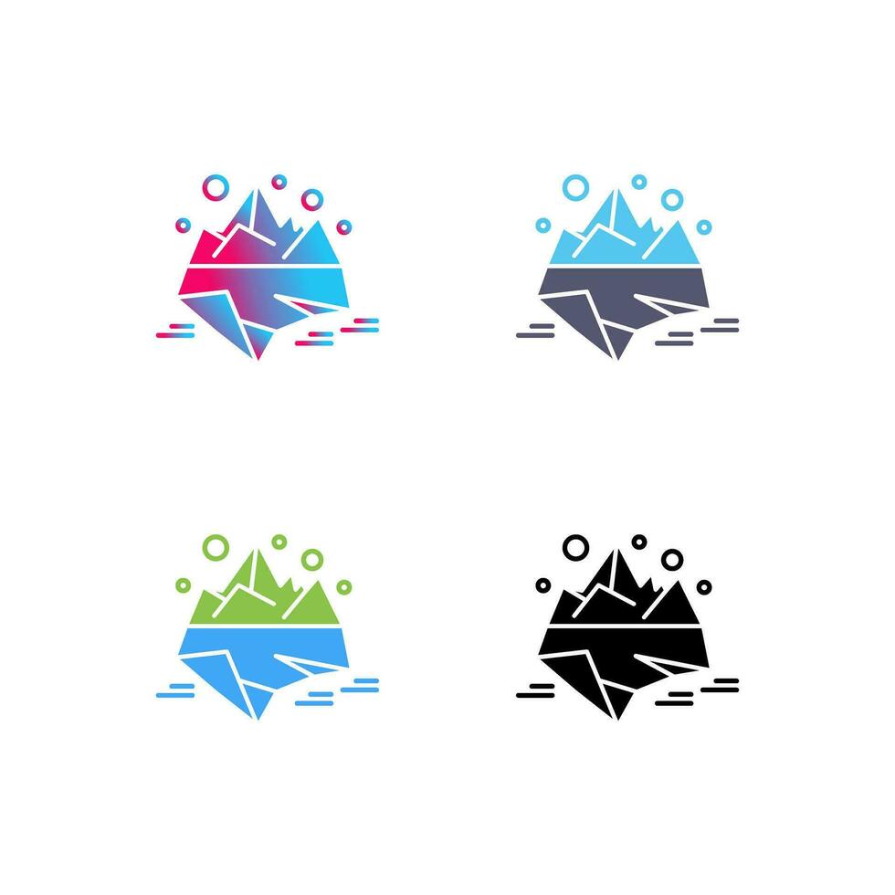 Iceberg Vector Icon