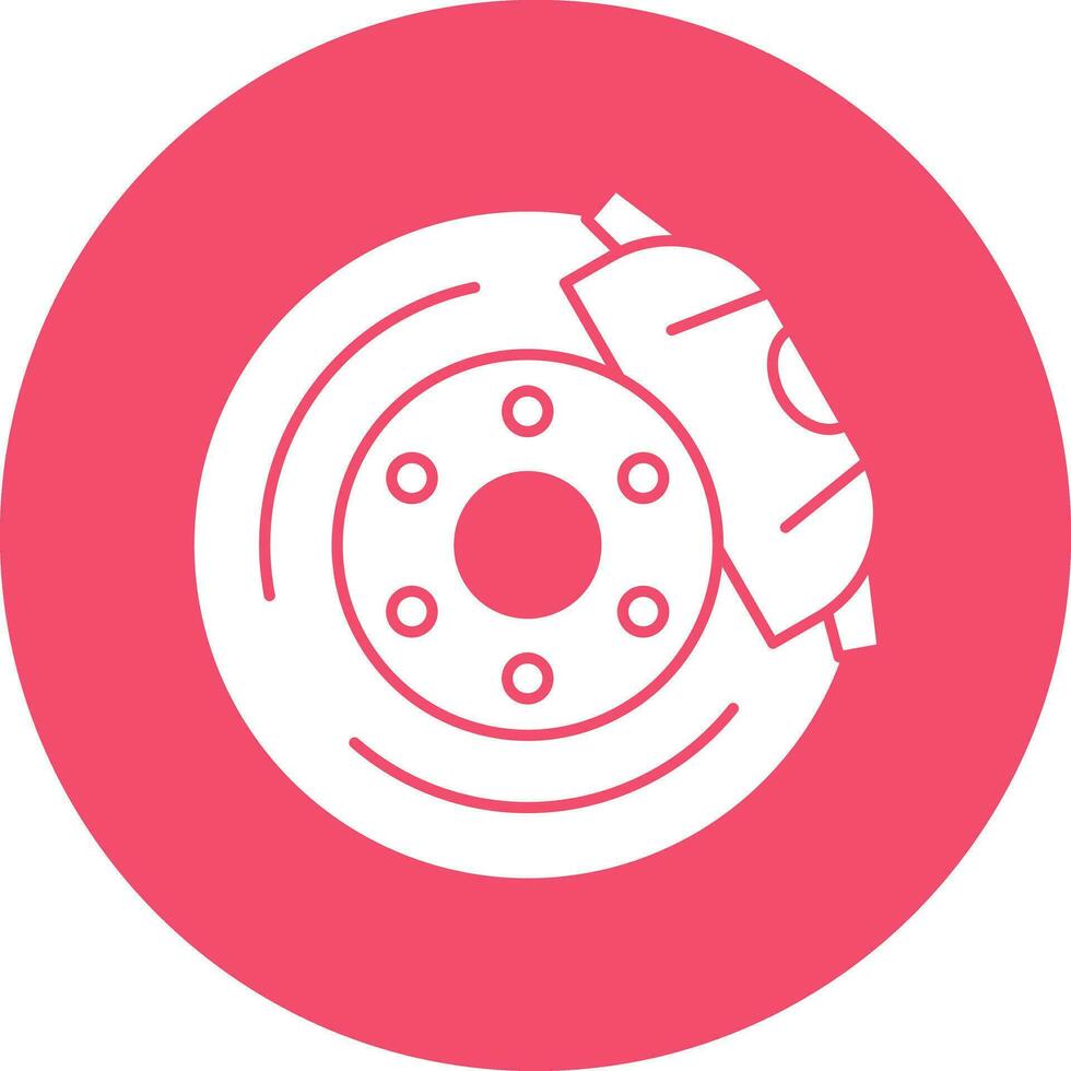 Brake disc Vector Icon Design