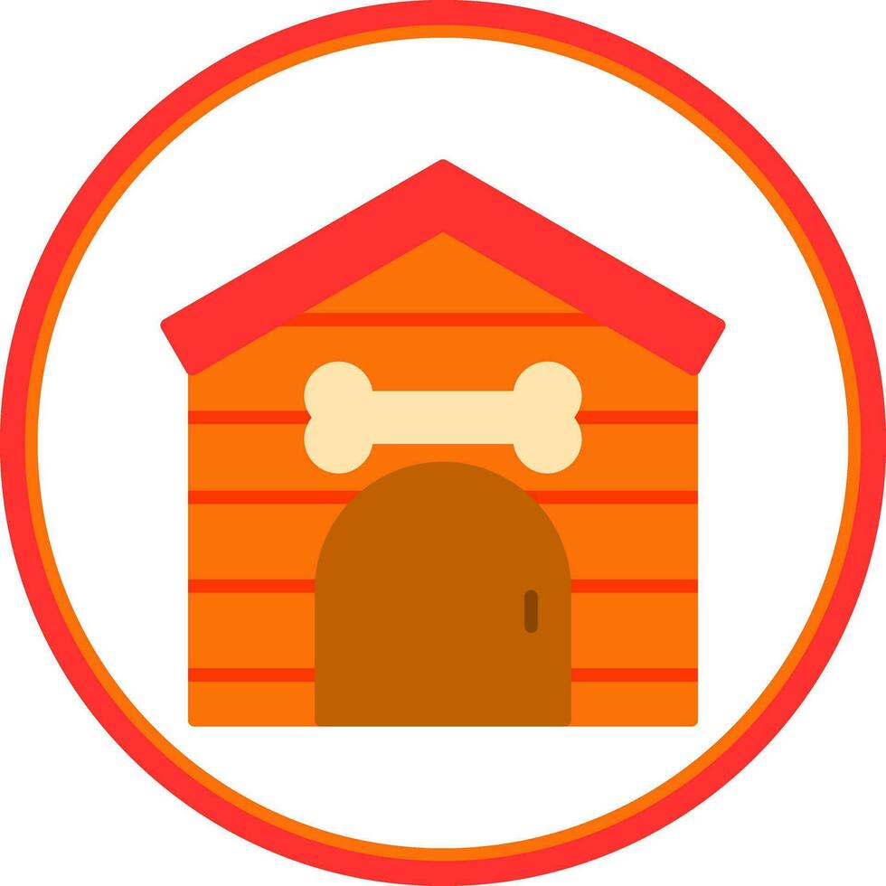 Dog area Vector Icon Design